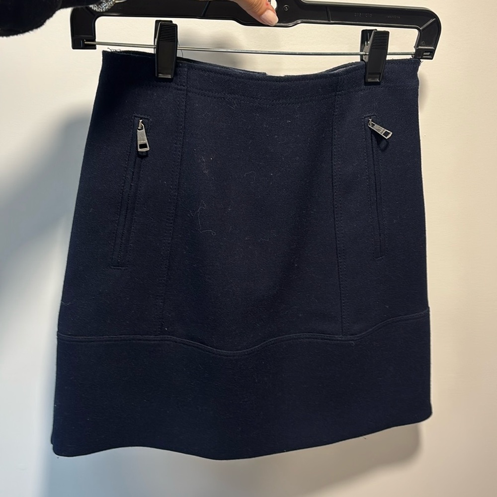 Burberry wool mini skirt